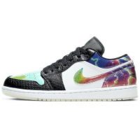 Кроссовки Air Jordan 1 Low Galaxy черные
