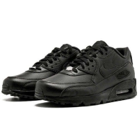 Кроссовки зимние Nike Air Max 90 Leather Black