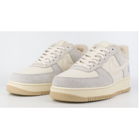 Кроссовки Nike Air Force 1 Low '07 LV8 Sherpa Photon Dust с мехом