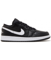 Nike Air Jordan 1 Low черные с белым