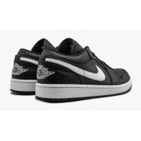 Nike Air Jordan 1 Low черные с белым
