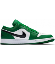 Кроссовки Nike Air Jordan 1 Low бело-зеленые