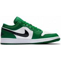 Кроссовки Nike Air Jordan 1 Low бело-зеленые