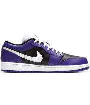 Nike Air Jordan Retro 1 Og черные с фиолетовым
