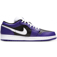 Nike Air Jordan Retro 1 Og черные с фиолетовым