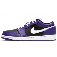 Nike Air Jordan Retro 1 Og черные с фиолетовым