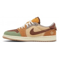 Nike x Zion Williamson Air Jordan 1 Low Voodoo с мехом