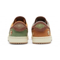 Nike x Zion Williamson Air Jordan 1 Low Voodoo с мехом