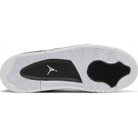 Кроссовки Nike Air Jordan 4 Retro серый с черным