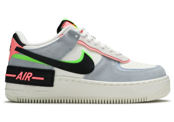 Nike Air Force 1 серо-голубой