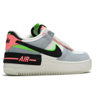 Nike Air Force 1 серо-голубой
