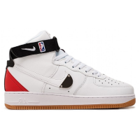 NBA x Nike Air Force 1 High White Bright Crimson