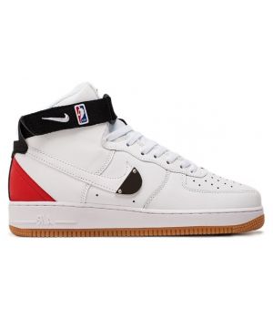 NBA x Nike Air Force 1 High White Bright Crimson