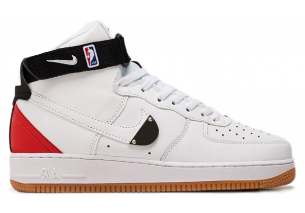 NBA x Nike Air Force 1 High White Bright Crimson