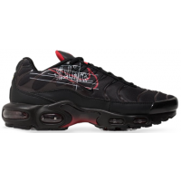 Nike Air Max Plus TN Script Swoosh Black Red