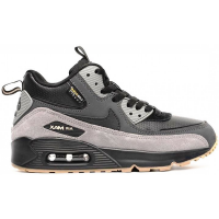 Nike Air Max 90 Mid Black Grey зимние