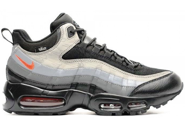 Nike Air Max 95 Sneakerboot Grey Black Red