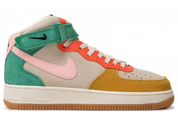 Nike Air Force 1 Mid Vivid Sulfur Rush Orange