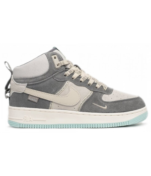 Nike Air Force 1 Mid Grey White Blue