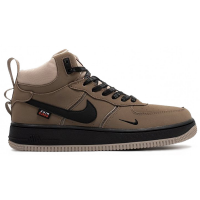 Nike Air Force 1 Mid Light Brown Black