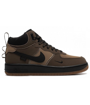 Nike Air Force 1 Mid Tan Brown Black