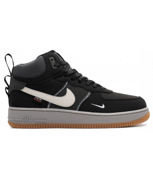 Nike Air Force 1 Mid Black White Grey