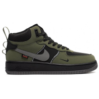 Nike Air Force 1 Mid Dark Green Black