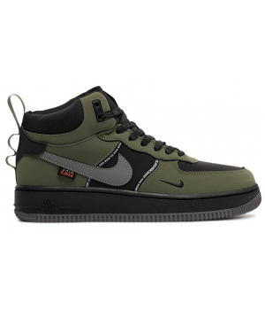 Nike Air Force 1 Mid Dark Green Black