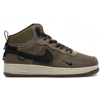 Кроссовки Nike Air Force 1 Mid Brown Green Black