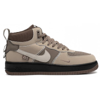 Nike Air Force 1 Mid Beige Brown Black