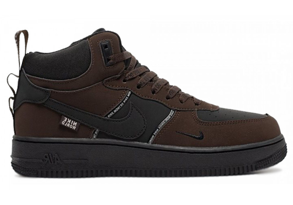 Nike Air Force 1 Mid Dark Brown Black