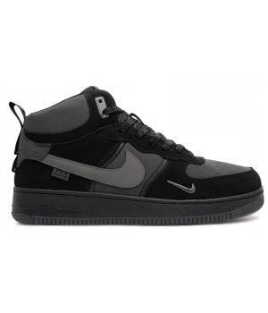 Кроссовки Nike Air Force 1 Mid Grey Black