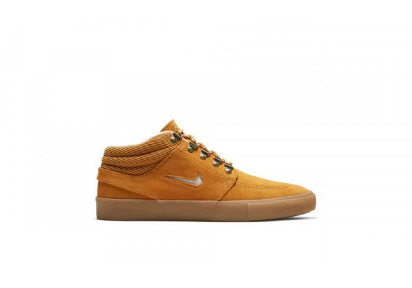 Nike SB Zoom Janoski замшевые высокие коричневые