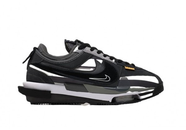 Кроссовки Union x Sacai x Nike Cortez 4.0 Grey Black