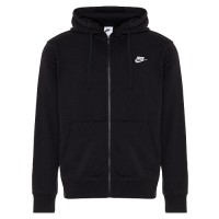 Толстовка Nike Sportswear Club Hoodie Full Zip черная