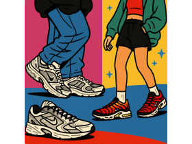 Эпоха chunky‑sneakers: Nike V2K Run и Air Max Plus