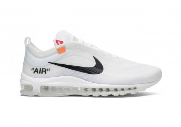 Кроссовки Nike Air Max 97 X Off-White The Ten Белые