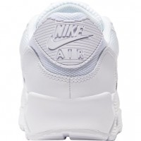 Nike Air Max 90 Leather Triple White белые