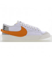 Кроссовки Nike Cortez белые с оранжевым 