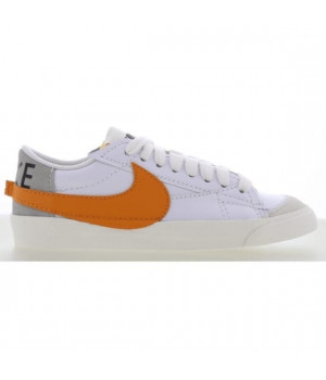 Кроссовки Nike Cortez белые с оранжевым 
