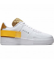 Nike Air Force n 354 Белые с желтым