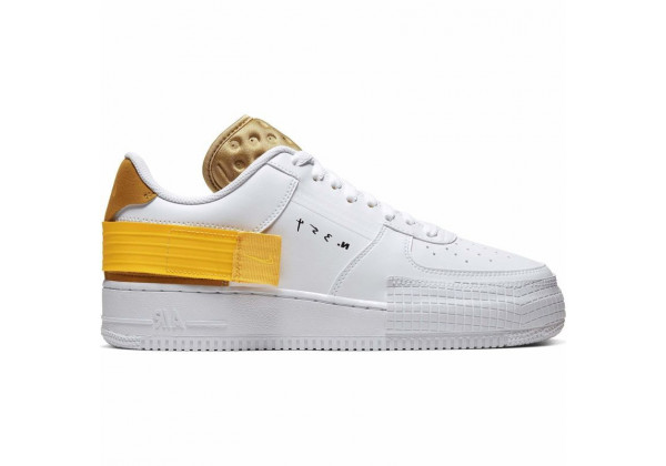 Nike Air Force n 354 Белые с желтым