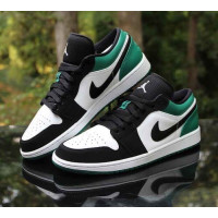 Кроссовки Nike Air Jordan 1 Low Mystic Green зеленые