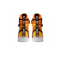 Кроссовки зимние Nike Air Force 1 SF High оранжевые