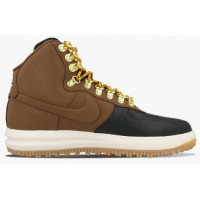 Кроссовки зимние Nike Lunar Force 1 Duckboot Fur коричневые