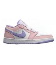 Кроссовки Nike Air Jordan 1 фиолетово-розовые 