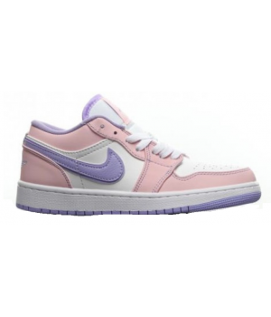 Кроссовки Nike Air Jordan 1 фиолетово-розовые 
