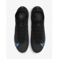 Кроссовки Nike Mercurial Superfly 8 Elite FG черные с синим