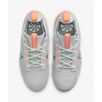 Кроссовки Nike Air Vapormax 2021 FK серые с оранжевым