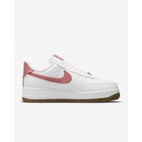 Nike кроссовки Air Force 1 07 SE белые с красным